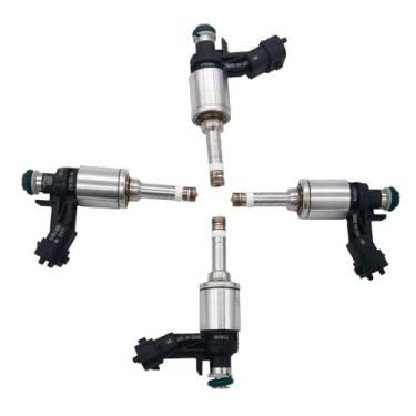 Imagem de 4 peças Injetores de combustível 7 furos Substituição compatível para Land Rover Range Rover Evoque 2012-2016 LR2 Taurus Escape Focus Fusion MKC MKT MKZ 2.0L BB5E-9F593-BA LR024998