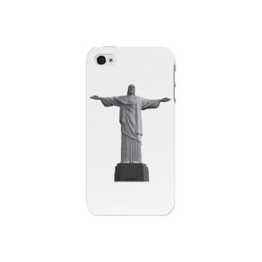 Imagem de Cellet Capa Proguard com Cristo Redentor para Apple iPhone 4/4S - Branca