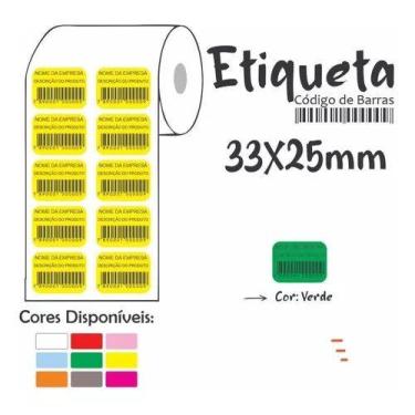 Imagem de 500 Etiquetas Personalizadas Com Código De Barras Favorito - Etiquetas