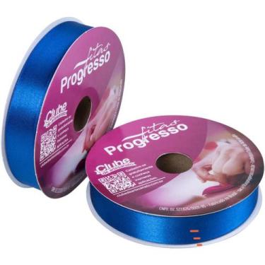Imagem de Fita de Cetim Progresso 22mm 50 Mts Azul royal 214