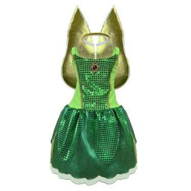 Imagem de Fantasia Infantil Fada Com Asa Festa Menina Fadinha Carnaval - Mazzi B