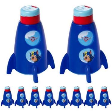 Imagem de Kit 10 Garrafinhas Patrulha Canina Lembrancinhas para Festa - Plasútil