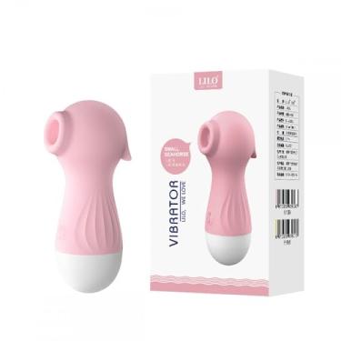 Imagem de Sugador de Clitóris Pocotó Lilo 10 Modos de Pulsação Em Silicone Recarregável Pequeno e Portátil (ROSA)