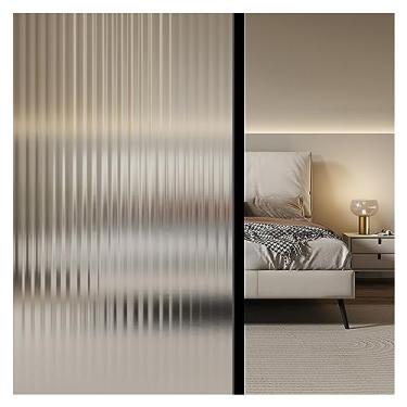 Imagem de Adesivo de vidro eletrostático para aplicação de filme de janela fosco para banheiro varanda janela adesivos de vidro película de privacidade opaca para decoração de casa adesivos de janela (cor: C)