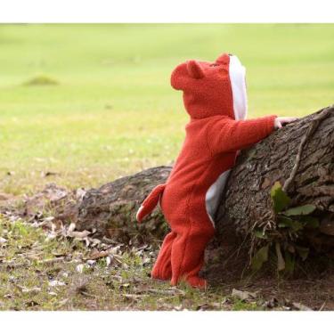 Imagem de Macacão Bebê Com Capuz Divertido Pelúcia Inverno Raposa - Upi Ulli, RN
