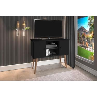 Imagem de Rack / Bancada VI Modelo Retrô Para TV Até 40'' Cor Preto - ROMAR