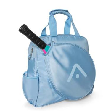 Imagem de Bolsa Lateral Raqueteira para Beach Tennis Azul Alma Genius Espaço para Raquete e Acessórios