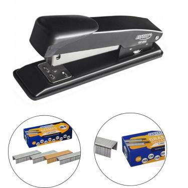 Imagem de Grampeador De Metal 11,5Cm Gp1000 + 1 Caixa 5000 Grampos