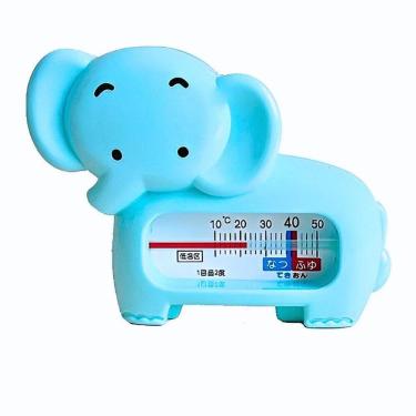 Imagem de Termômetro Banho Elefante Infantil Elefantinho Azul Castela
