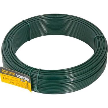 Imagem de Arame Revestido Com Pvc Verde Bwg 16 1 Kg Vonder