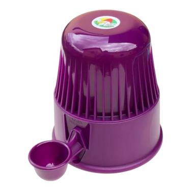 Imagem de Bebedouro Vida Mansa Polipropileno 2L Pet Cão Gato Cor Violeta