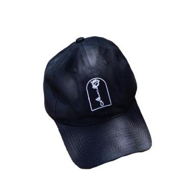 Imagem de Boné Cristão Unissex  Rosa Maria  - Lui Vive, Preto