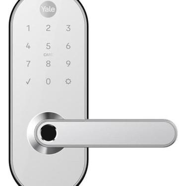 Imagem de Fechadura Eletrônica Digital Tag Biometria Resit. Agua Yale