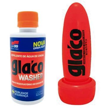 Imagem de Kit Washer 220ml + Instant Dry 75ml Glaco Cristalizador Soft99