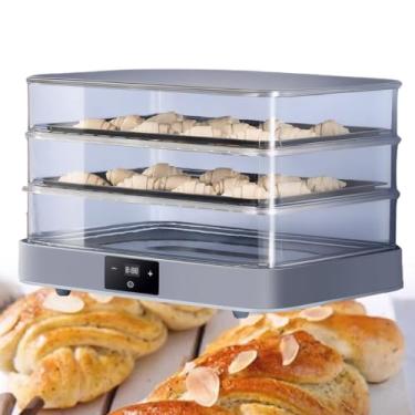 Imagem de Caixa de Fermentação para Pão,Fermentadora de Pão,Estufa para Massa de Pão,Câmara de Fermentação Programável para Pão Caseiro,Pizza e Pastelaria-Equipamento de Padaria com Temporizador Digital (50l)