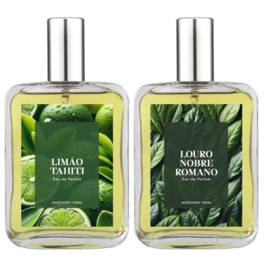 Imagem de Kit Perfume Masc. Limão Tahiti E Louro Nobre Romano 100Ml - Essência D
