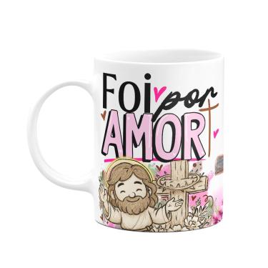 Imagem de Caneca da Páscoa - Foi por amor - M2 - 325ml