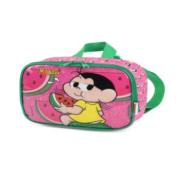 Imagem de Lancheira Magali Rosa 23x17x8 cm Luxcel Térmica