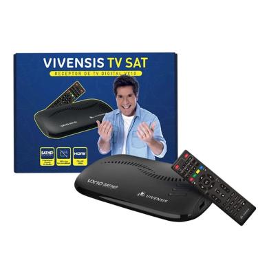 Imagem de Receptor Digital Sat DVB-S2X Full HD VX10 hdmi- Vivensis