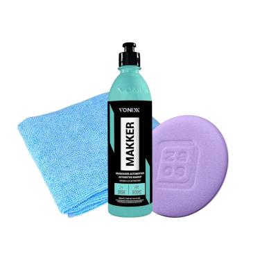 Imagem de Makker Maquiador Automotivo Vonixx 500ml + Aplicador Flanela