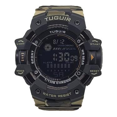 Imagem de Relógio Masculino Relógio Tuguir Digital TG30404 Marrom Camuflado e Preto
