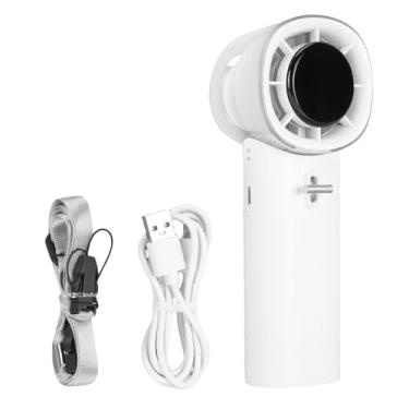 Imagem de Fã Portátil Portátil, Calmo 3600mAh Recarregável de Alta Velocidade de Verão fã de fã de fã de fã de Resfriamento fã de Viagem Pessoal Com Cordão para Acampamento Ao Ar Livre Em