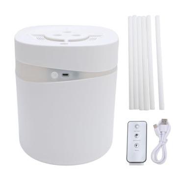 Imagem de Umidificadores para o Quarto, Luzes Noturnas Portáteis Umidificador Silencioso Difusor de óleo Essencial Umidificador Com 6 Bastões de Filtro de Algodão Luzes LEDs de Controle