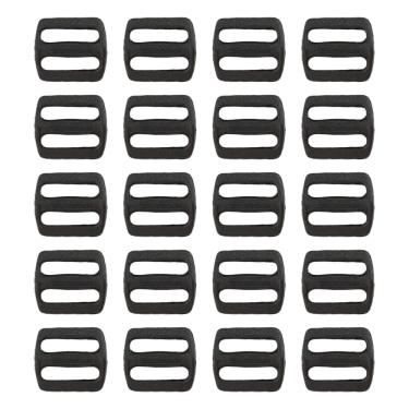 Imagem de Regulador Passador Pequeno Para Alças de Mochilas Bolsas Fita 20mm 100 Peças