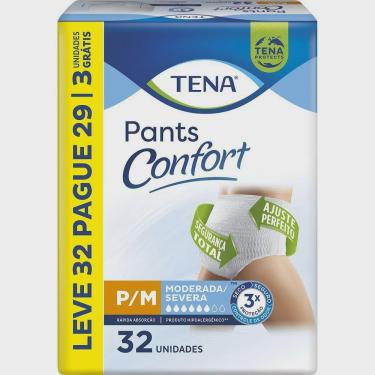 Imagem de Roupa Íntima Descartável Tena Pants Confort p/m 32 Unidades