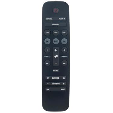 Imagem de Allimity 996580000772 Substituição remota de substituição para sistema de alto-falantes Philips SoundBar 996580000536 HTL2153B/F7 HTL2163B/F7 HTL2153S/93 HTL2153B HTL2153S HTL2163B