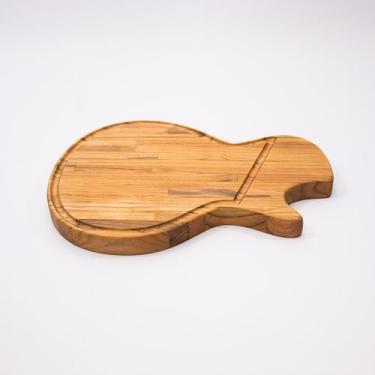 Imagem de Tábua de Corte formato Guitarra Les Paul - Utilitário Decor
