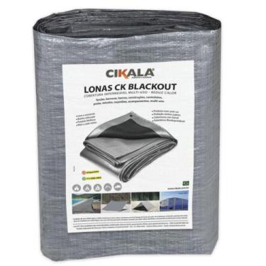 Imagem de Lona Cinza x Preta CK300 Micras 10x4 Metros - Cikala