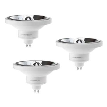 Imagem de 3 Lâmpada Led Save Energy Ar111 24 12w 4000k Branco Neutro