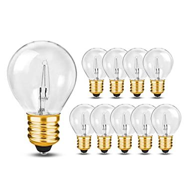 Imagem de OHLECTRIC Lâmpadas Incandescentes De Vidro S11 Com Base E17, 40 W, Reguláveis, 2700 K, 370 Lúmens - Ideais Para Uso Externo, Branco Quente, Pacote Com 10