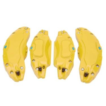 Imagem de Tampas de Pinça de Freio, 4 PCs 19 pol. 20in Alumínio Roda de Liga de Alumínio Tampa Pinça Dianteira e Traseira Capas de Pinça de Freio de Disco Substituição Tampa do