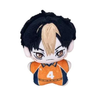 Imagem de Haikyuu Hinata Shoyo Tobio Kageyama 10cm Chaveiro De Pelúcia Mini Bone