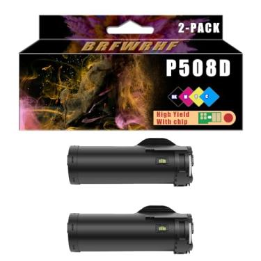 Imagem de Cartucho De Toner P508D Compatível Com Impressora Para Xerox CT203072 Compatível Com Impressora Para Xerox P508D Substituição Com Chip De Alto Rendimento,Black ×2