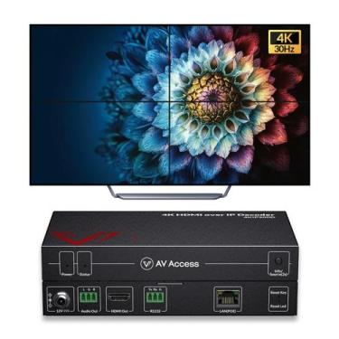 Imagem de Extensor HDMI AV Access 4K sobre decodificador TCP/IP 120m - v AV Acce