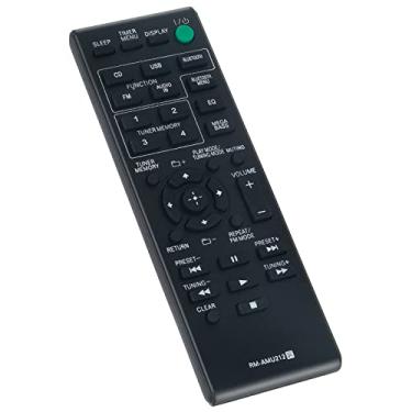 Imagem de Controle remoto de substituição RM-AMU212 RMAMU212 adequado para receptor estéreo Sony CMT-X3CD CMTX3CD Sistema de áudio HCD-SBT20 CMT-SBT20 SS-SBT20 CMTSBT20 HCDSBT20 SSSBT20