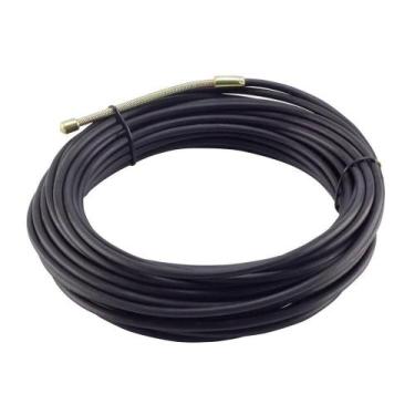 Imagem de Passa Fio com Alma de Aço 10 Metros Preto Force Line