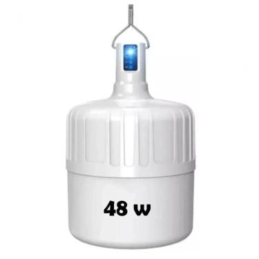 Imagem de Lâmpada De Led Bulbo Emergência Recarregavel Portatil Potência 48w