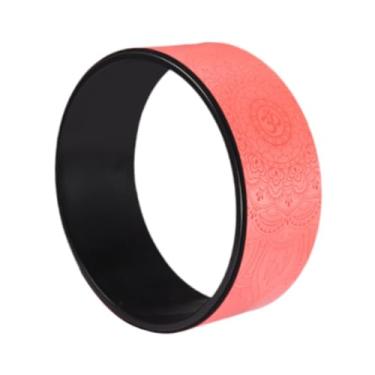 Imagem de Colaxi Roda de ioga, roda de exercícios, ferramenta de treino de flexão para trás, maca para massagens, relaxamento muscular, pilates, Rosa