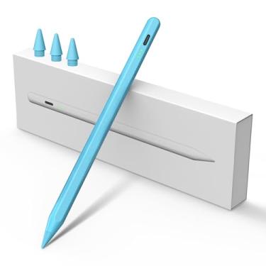 Imagem de Caneta Stylus para iPad com sensibilidade de inclinação de rejeição da palma, 13 minutos totalmente carregada, tela sensível ao toque MEKO Active compatível com Apple Pencil com iPad 6/7/8/9/10, Pro