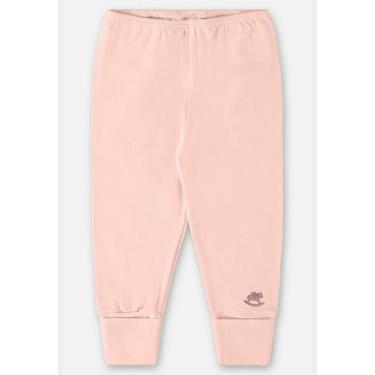Imagem de Calça Básica em Suedine Unissex para Bebê Up Baby, Rosa claro, 3