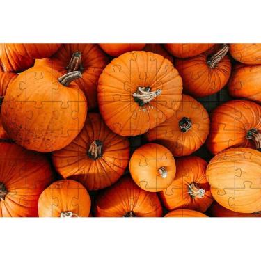 Imagem de 4 Quebra-Cabeças Alimentos Saudáveis Legumes De 40 Peças