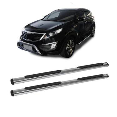 Imagem de Estribo Sportage 2017 2018 2019 2020 2021 Cromado Oblongo - CCF