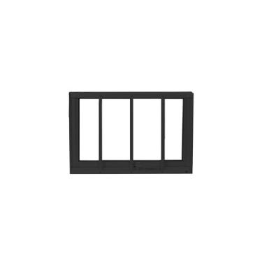 Imagem de Janela de Aluminio Maximo - Ar 40x60cm 1 Seção com Grade Soft - MGM