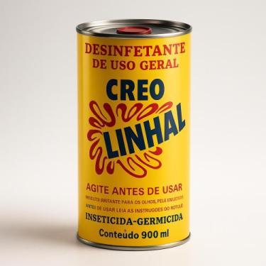 Imagem de Kit 3 Creolina Desinfetante Creo Linhal 900ml, umaunidade