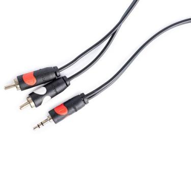 Imagem de Cabo santo angelo audio c/ conectores 1 p2st x 2 rca ca7 2m