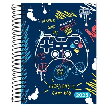 Imagem de Agenda Espiral D+ Masculina 2025 11,7 X 16,4cm M4 Tilibra